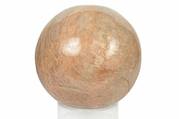 Polished Peach Moonstone Sphere - Madagascar #252028